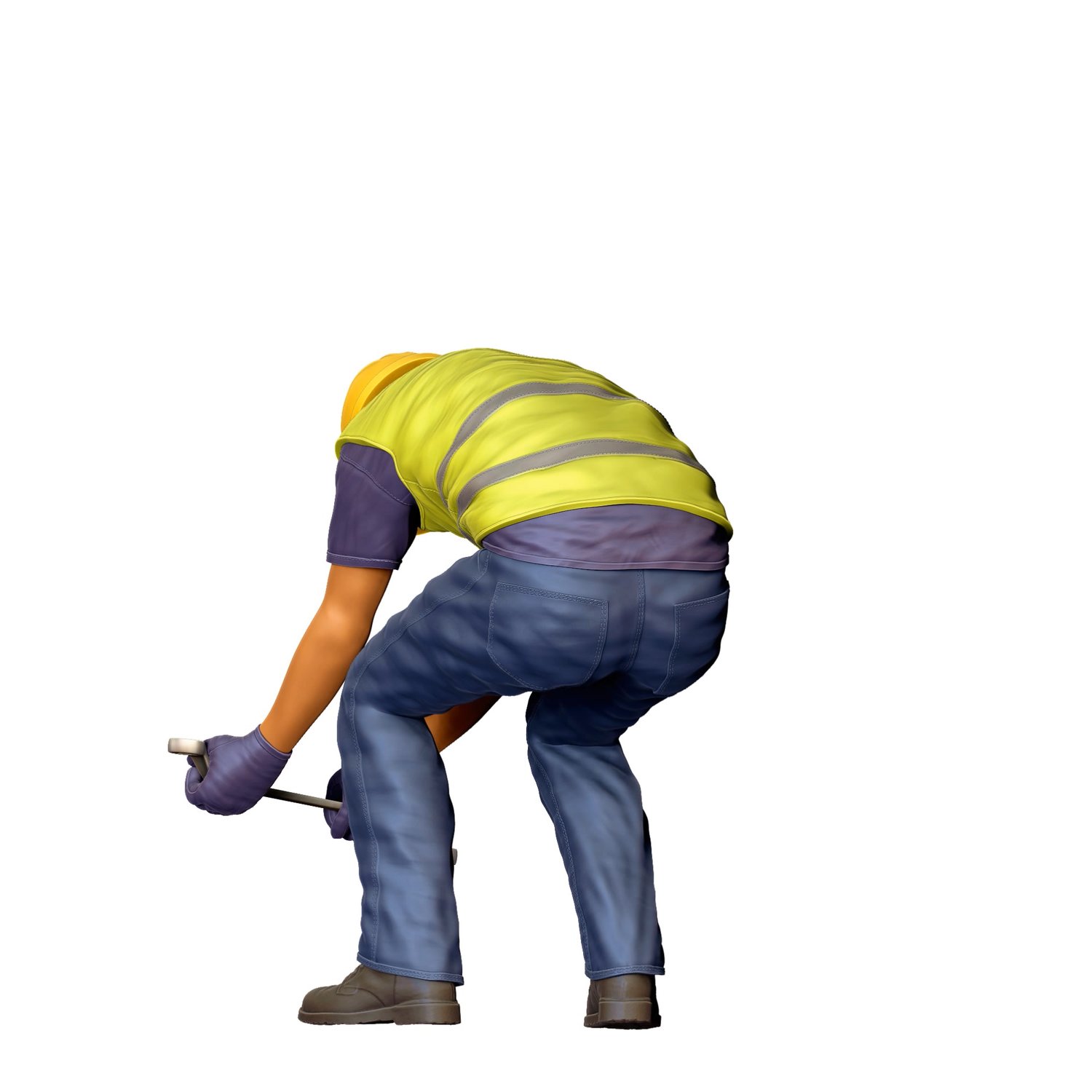 3dp Miniatures, N7 Railway Track Worker
