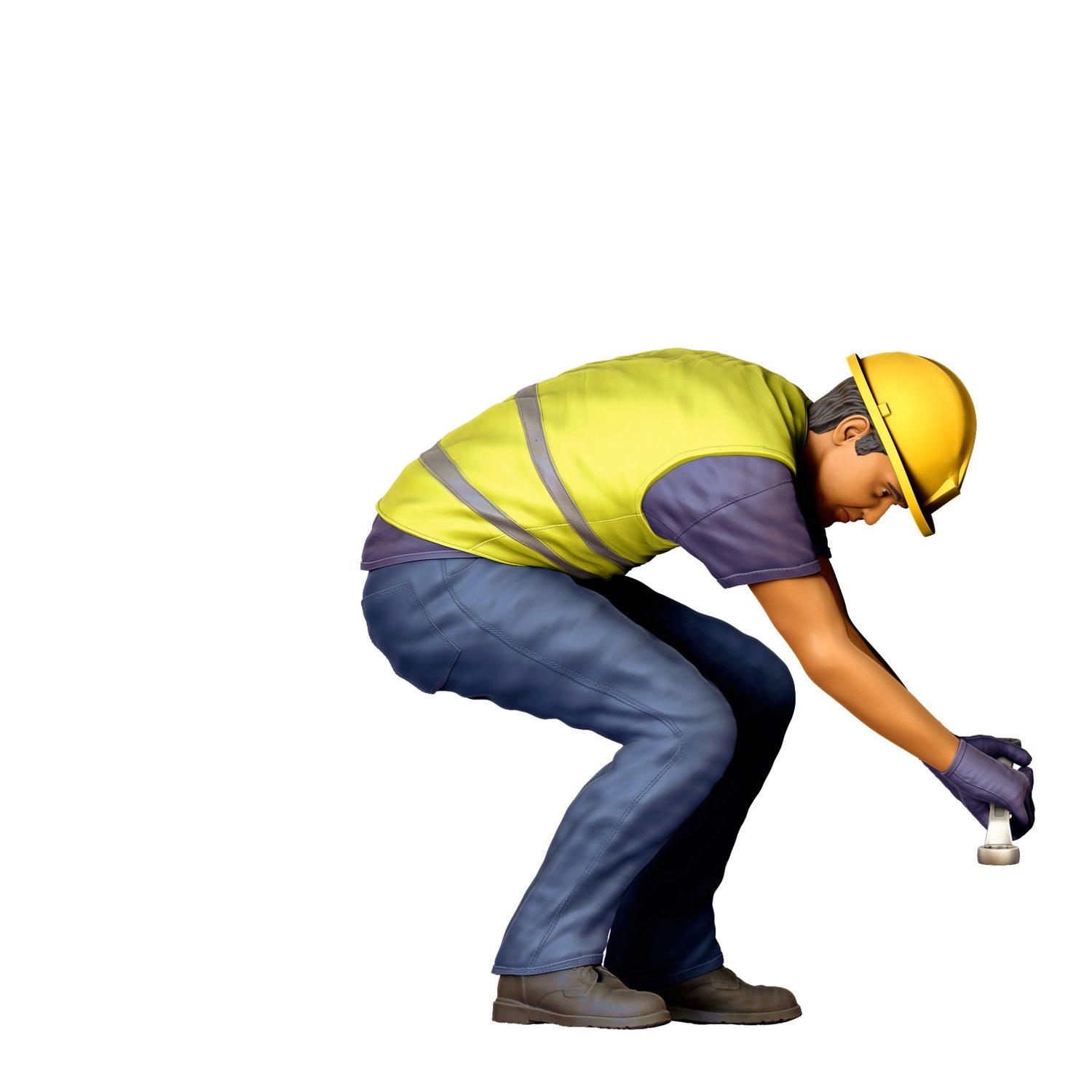 3dp Miniatures, N7 Railway Track Worker
