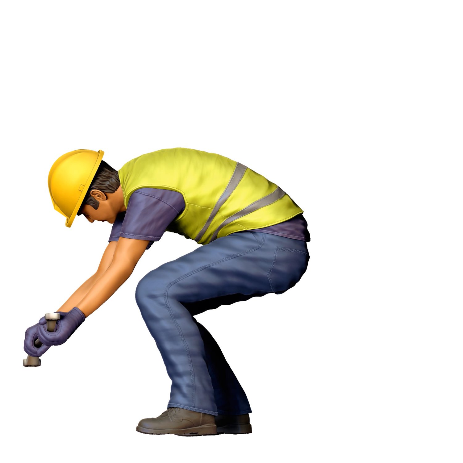 3dp Miniatures, N7 Railway Track Worker