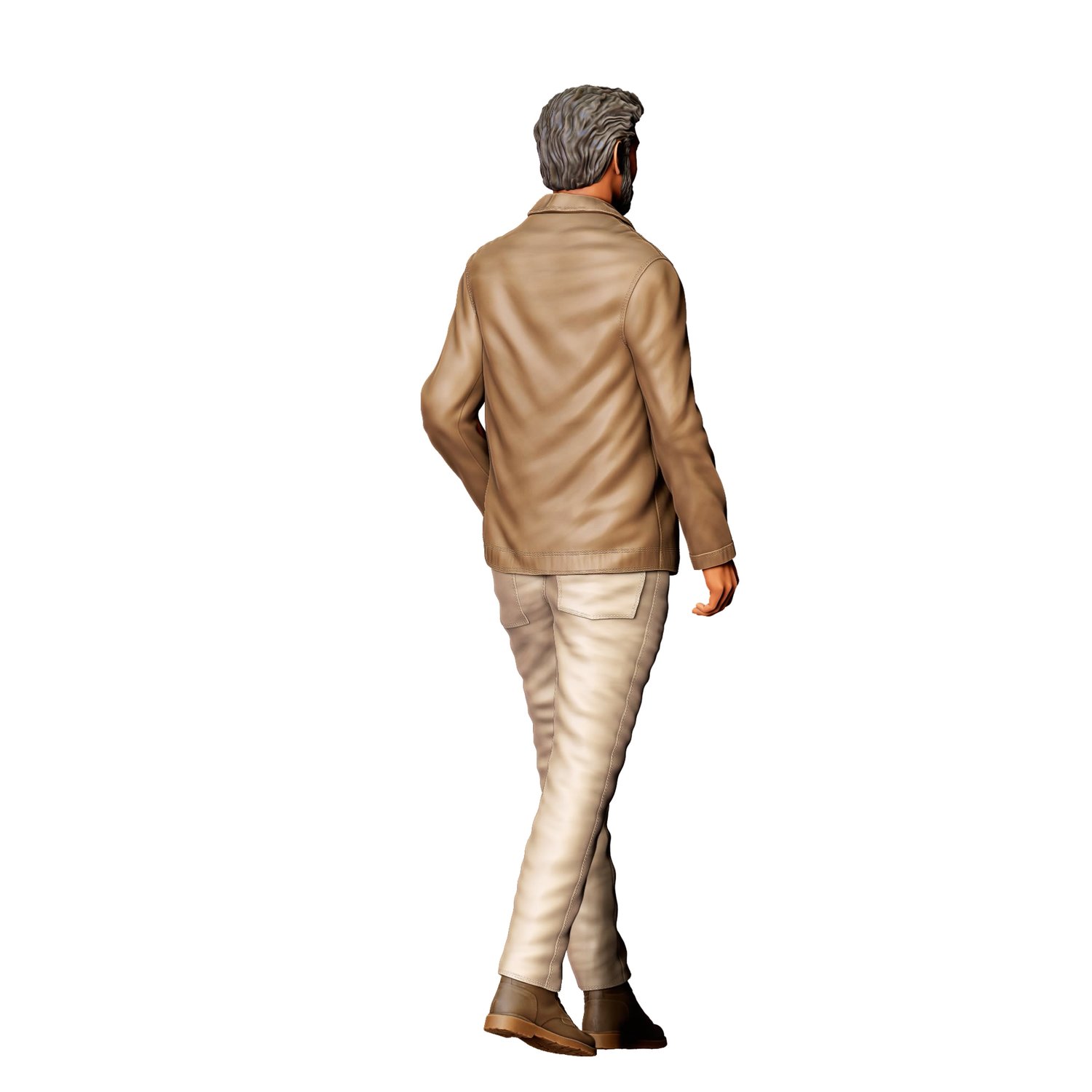 3dp Miniatures, N1 Man walking
