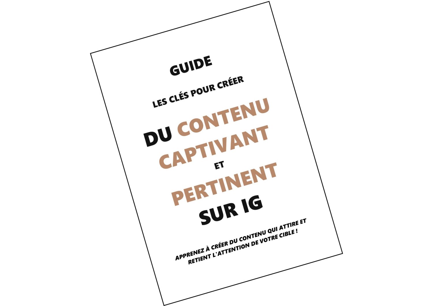 Guide communication efficace sur Instagram