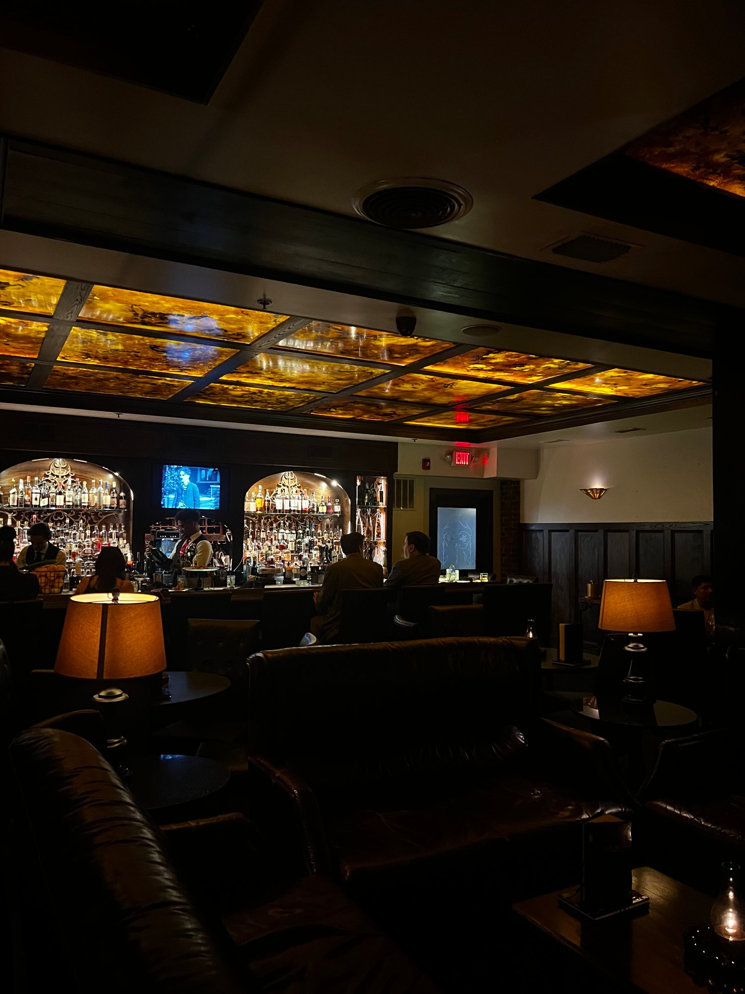 Luxury cigar lounge, lap of luxury living