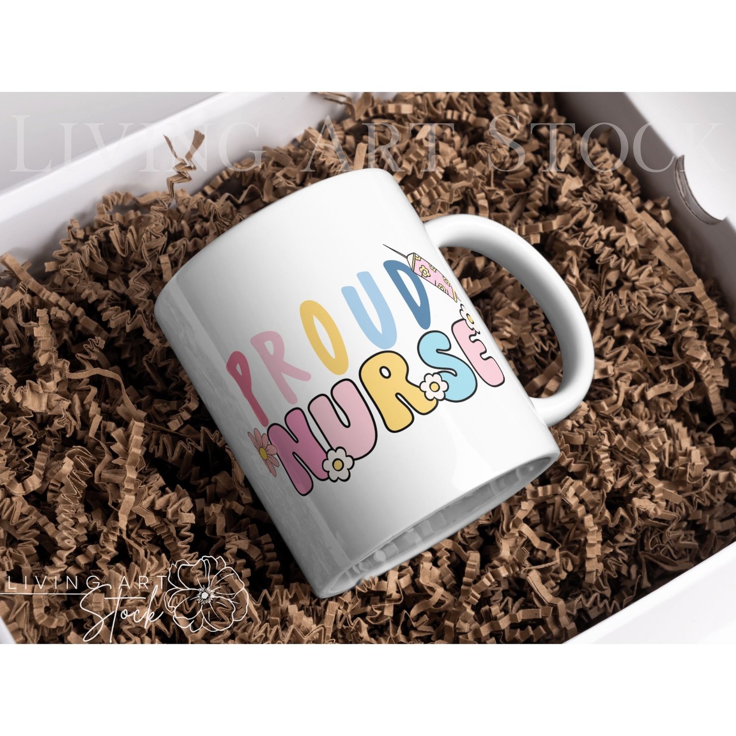 Proud nurse transparent PNG mug design
