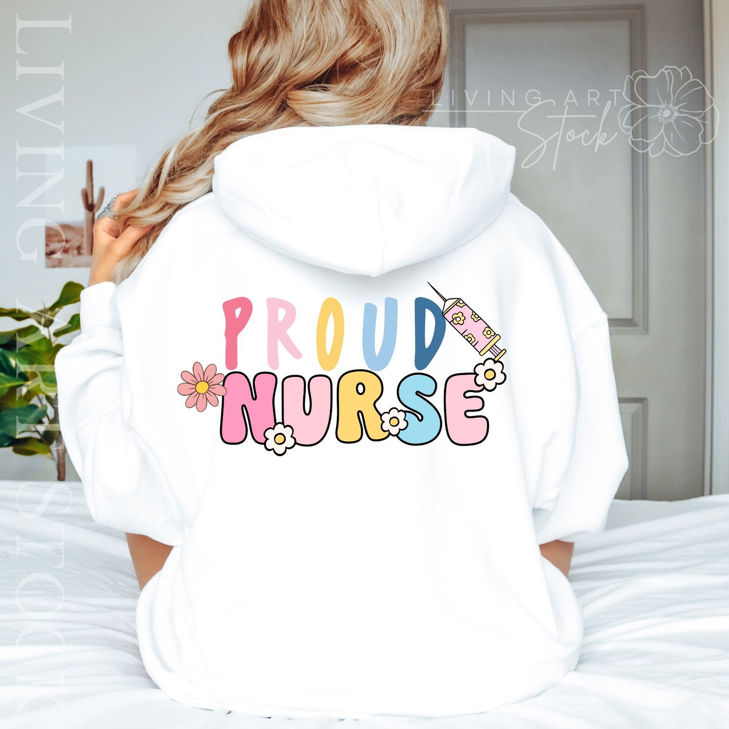 Proud nurse transparent PNG apparel design