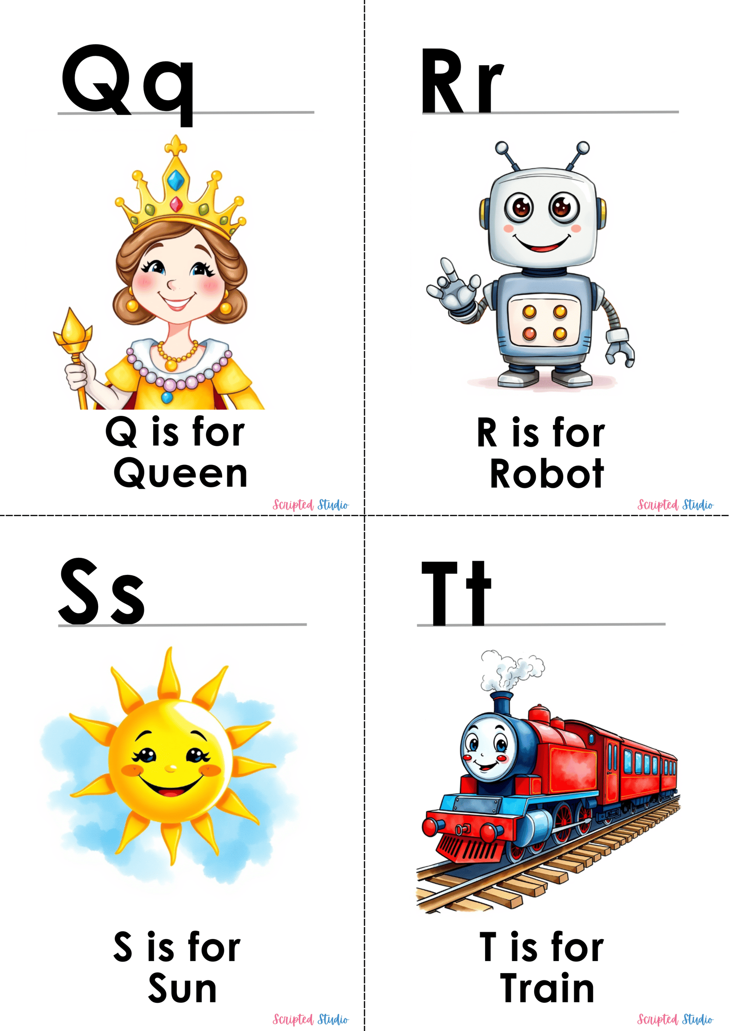 (ABC Watercolor Uppercase and lowercase two flashcards, K is for a kitten, L is for a Lollipop)(ABC Watercolor Uppercase and lowercase two flashcards, K is for a kitten, L is for a Lollipop)(ABC Watercolor Uppercase and lowercase two flashcards, K is for