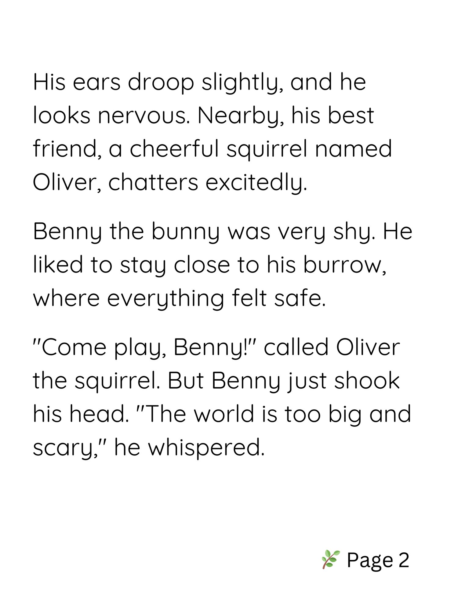 Benny adventure  to find Oliver his lost  friend