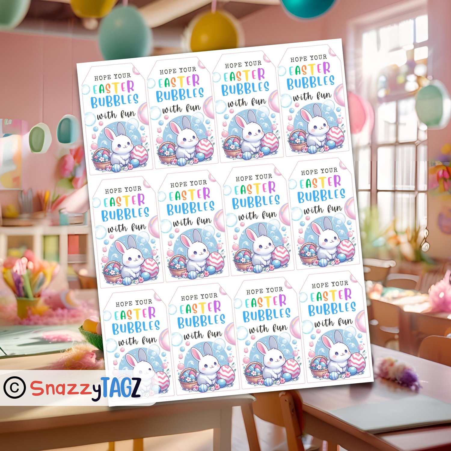 Hope Your Easter Bubbles with Fun Labels - Payhip
