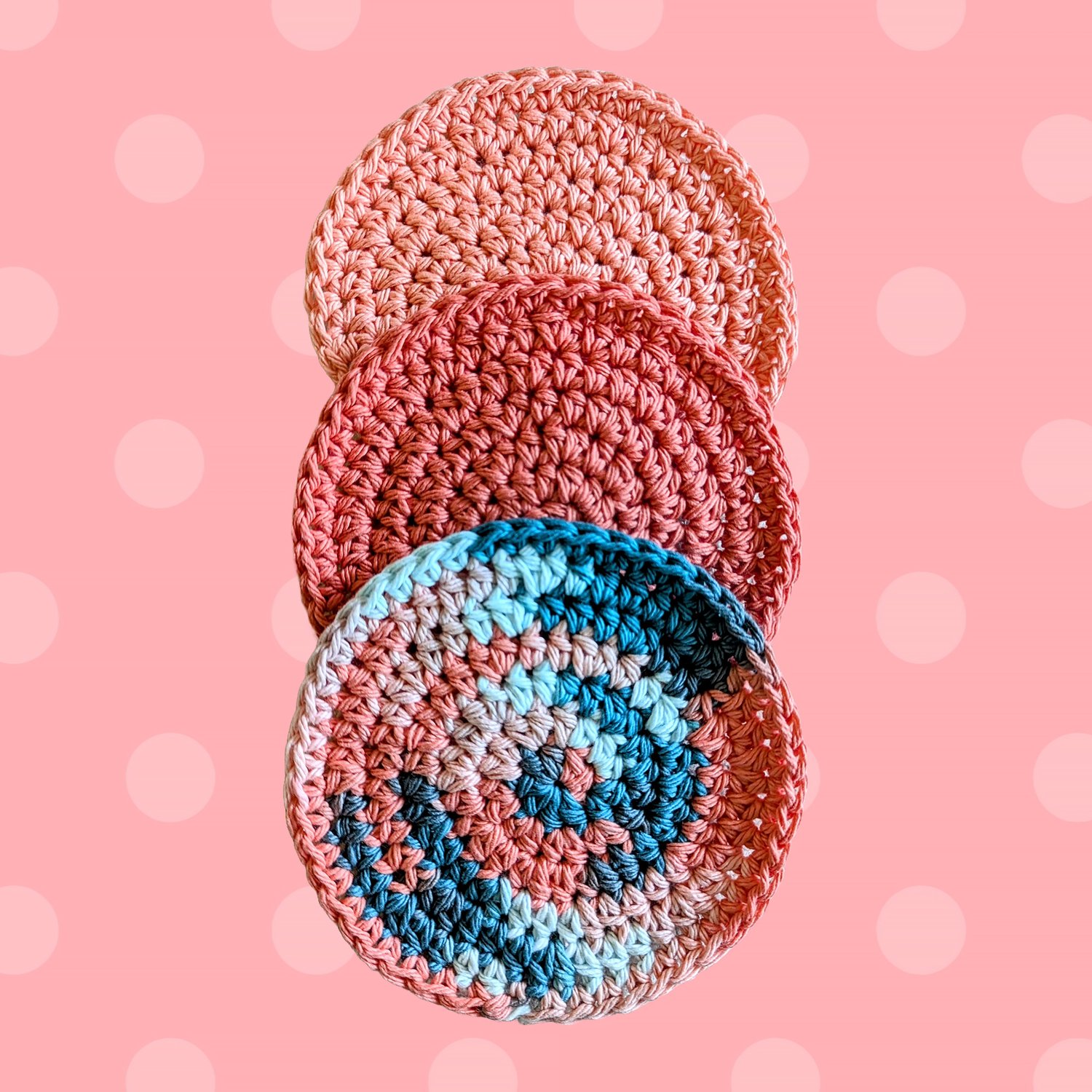 Easy 20-Minute Coaster Crochet Pattern
