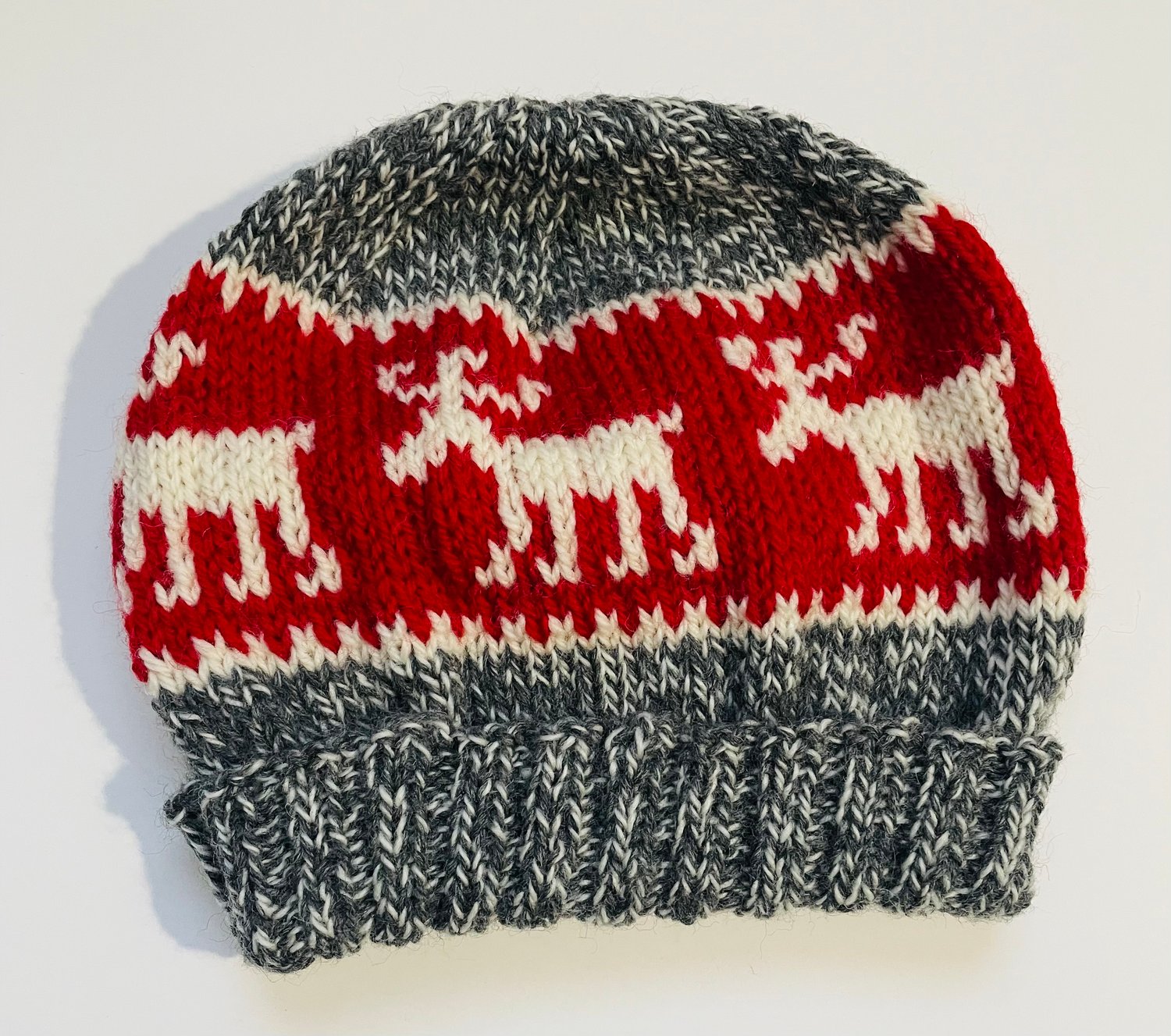 Red Canadian Moose Wool Hat.