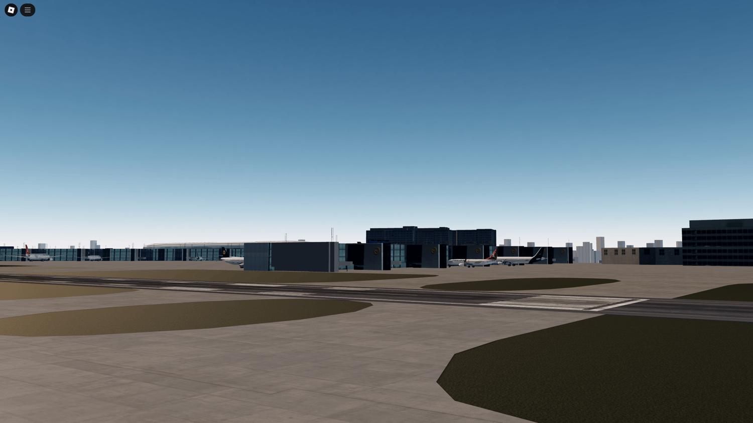 Frankfurt Airport game asset featuring realistic runways, taxiways, and lighting details.