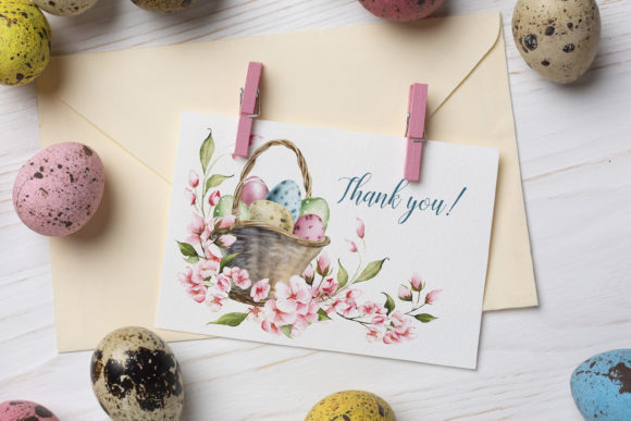 Watercolor Easter Egg Clipart Digital Download
