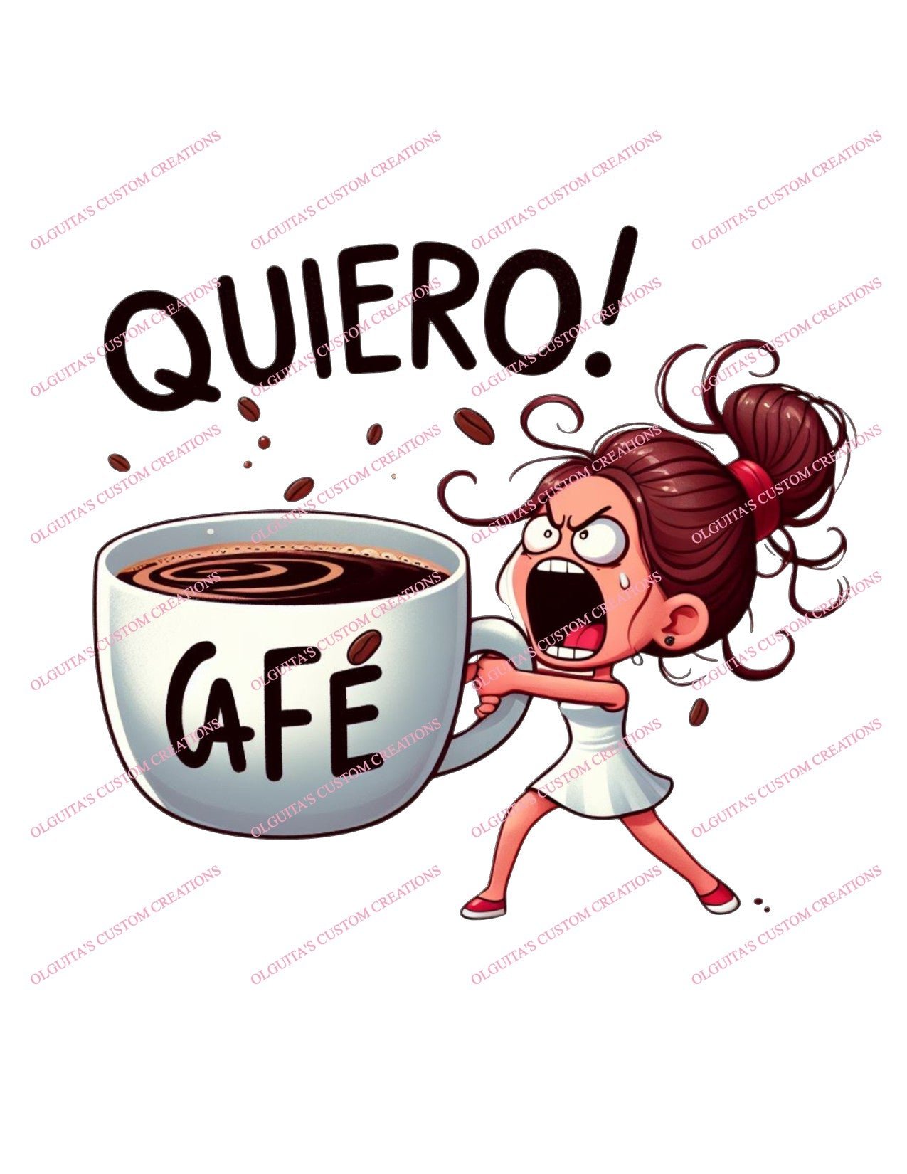 Quiero Cafe Clipart, Quiero Cafe SVG