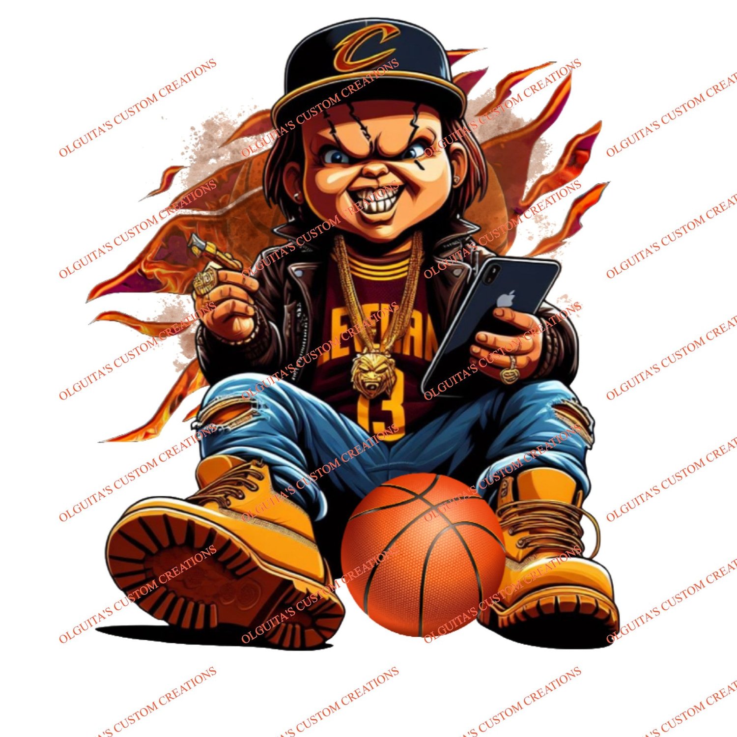 Chucky Png, Cleveland Cavaliers, Chucky Svg