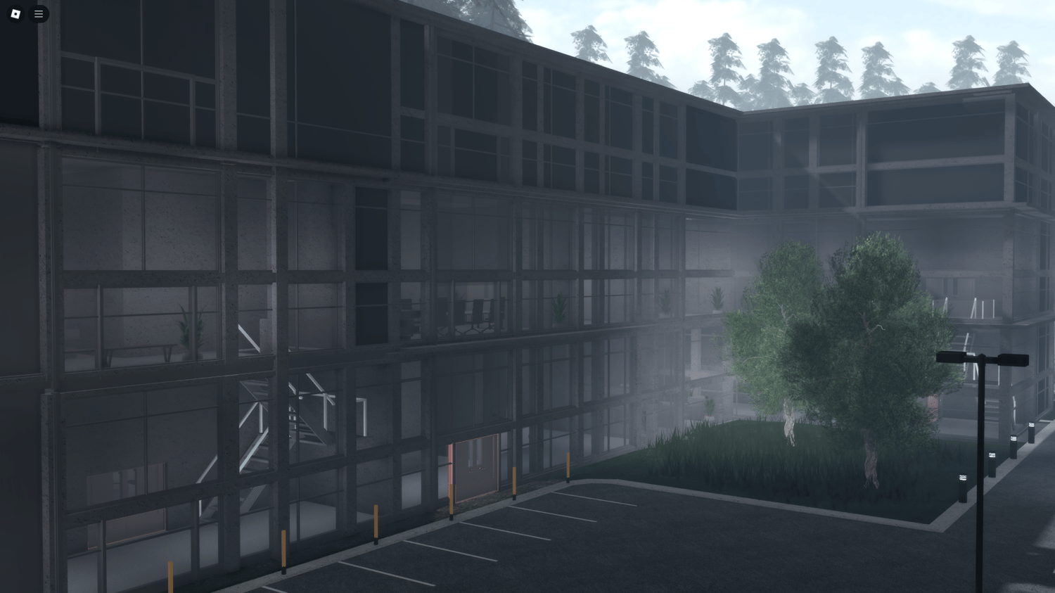 Parade grounds for military drills and formations in a Space Force game asset.