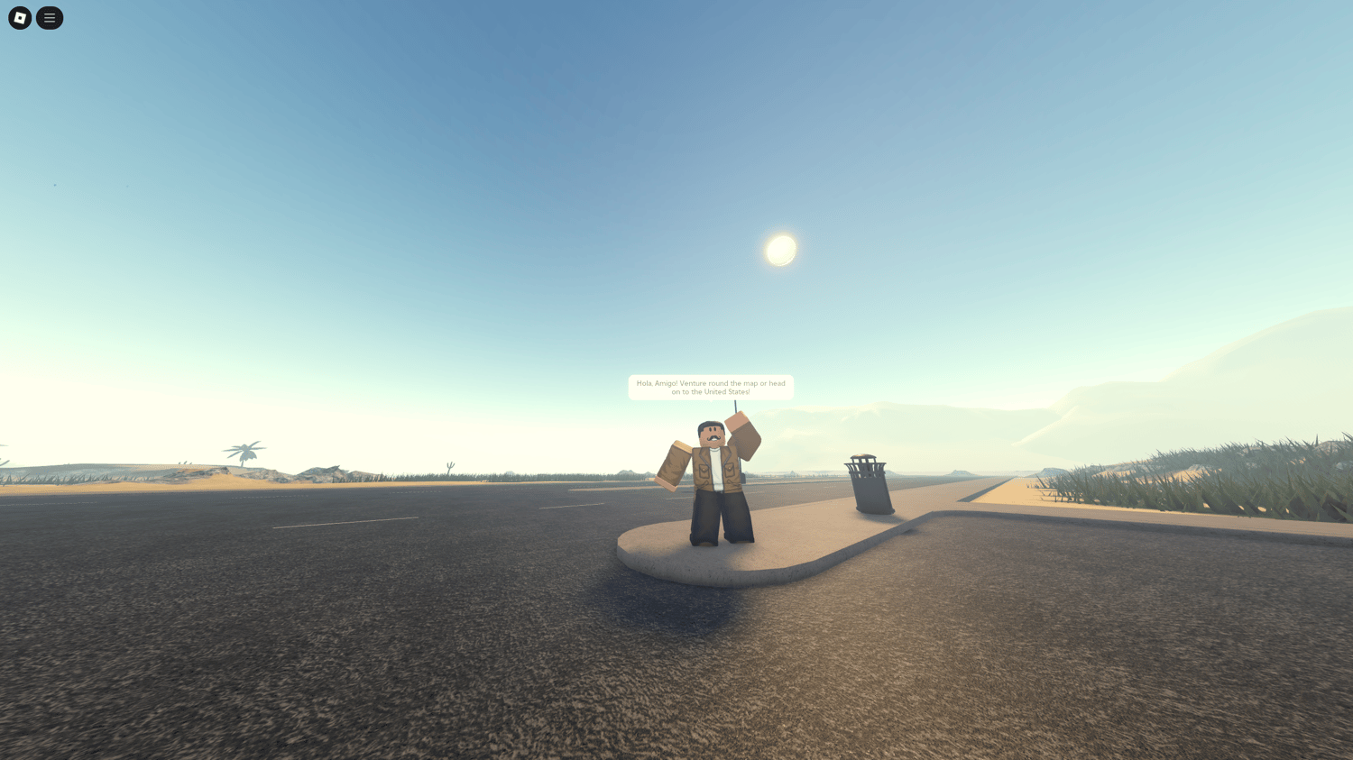 United States Border Patrol map for Roblox with high-quality buildings and gameplay features.