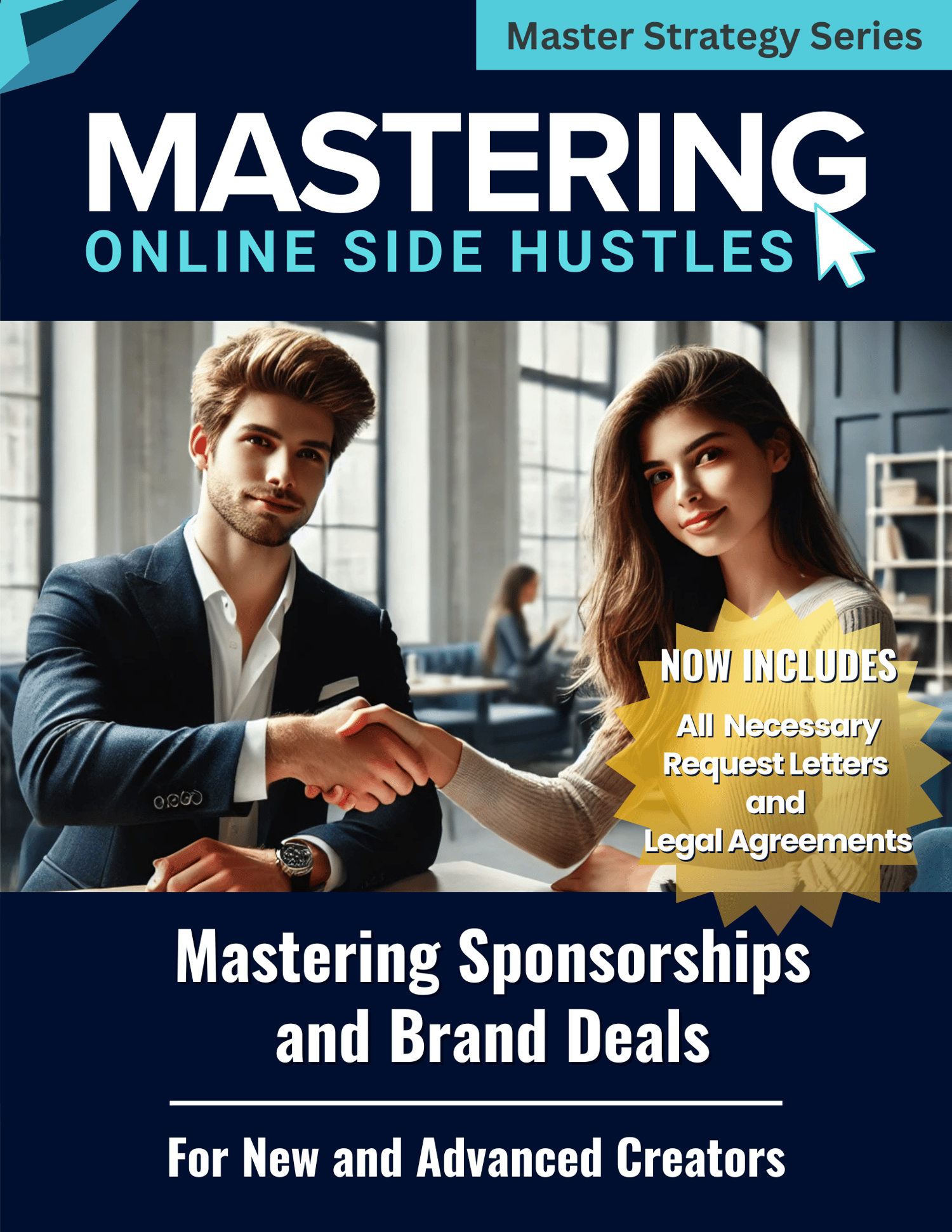 Guide cover for Mastering Sponsorships and Brand Deals – digital strategies for creators to land real brand partnerships.