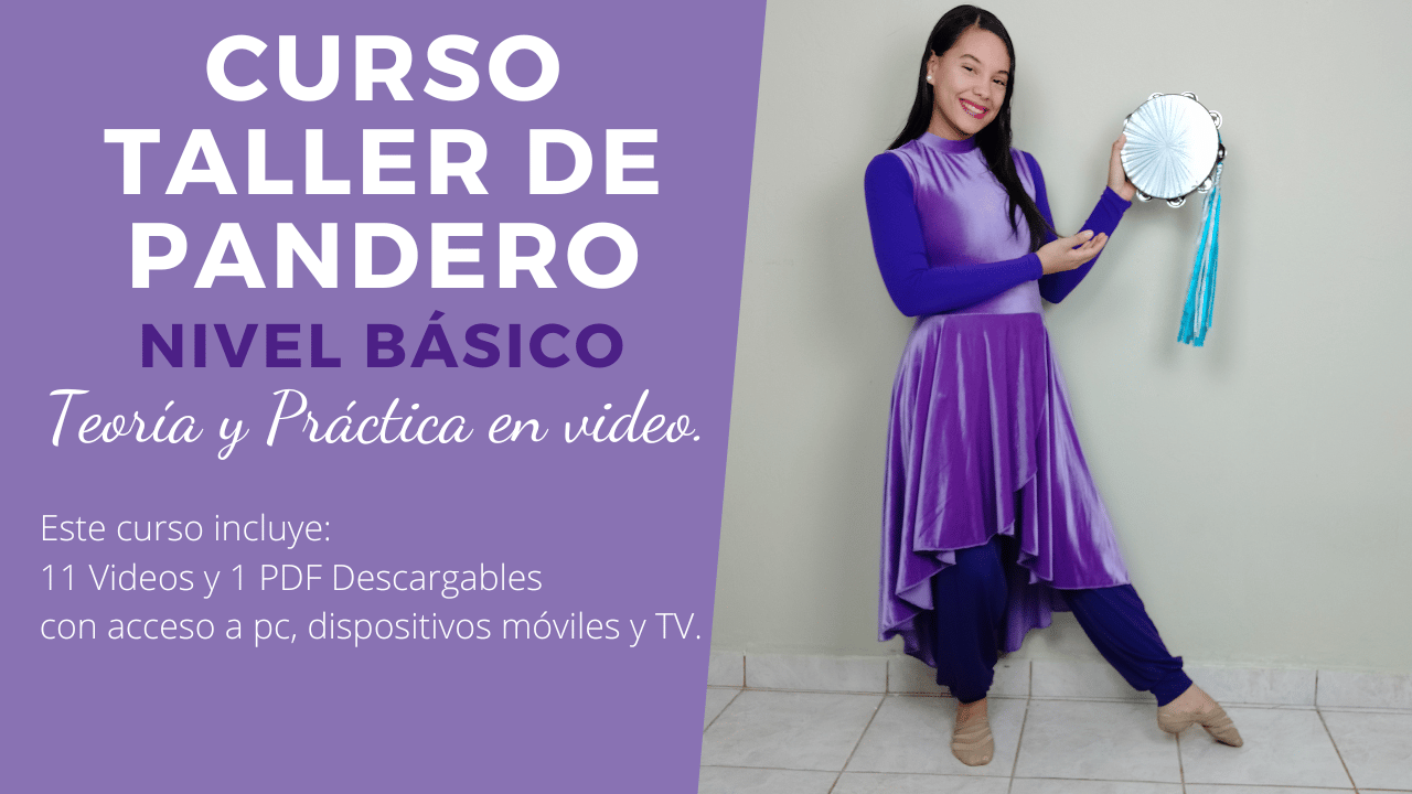 Curso Taller de Pandero danza ministerial - danza cristiana