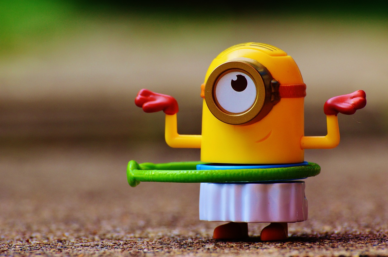 Minion-Hula hoop-Hula hula