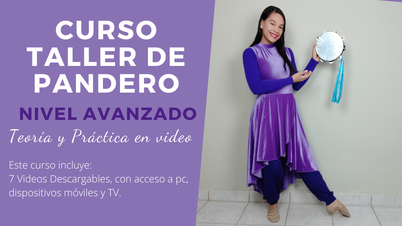 Curso Taller de Pandero danza ministerial - danza cristiana