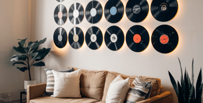 Transform Your Space: The Art of Crafting a Music Vinyl Record Wall