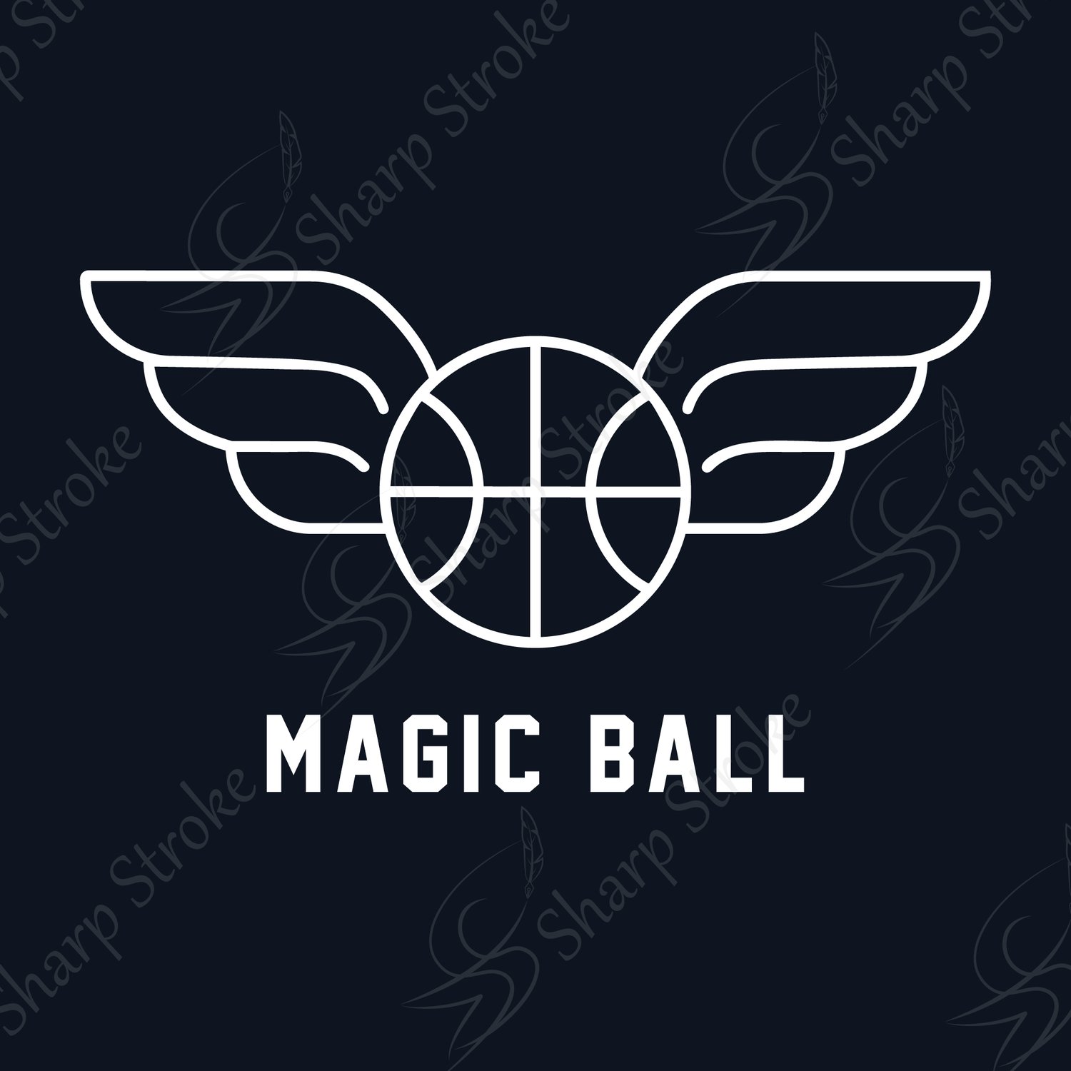 Basketball Wings Vector