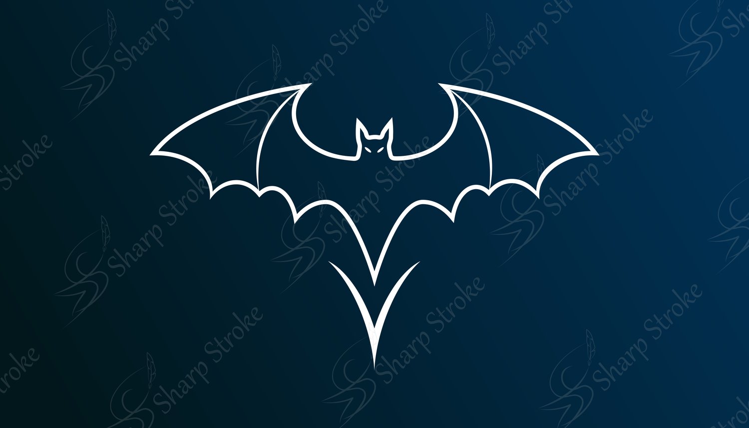 Black Bat Vector