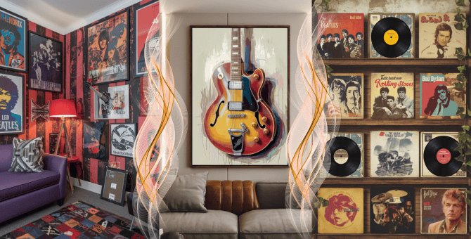 Guitar Wall Decor