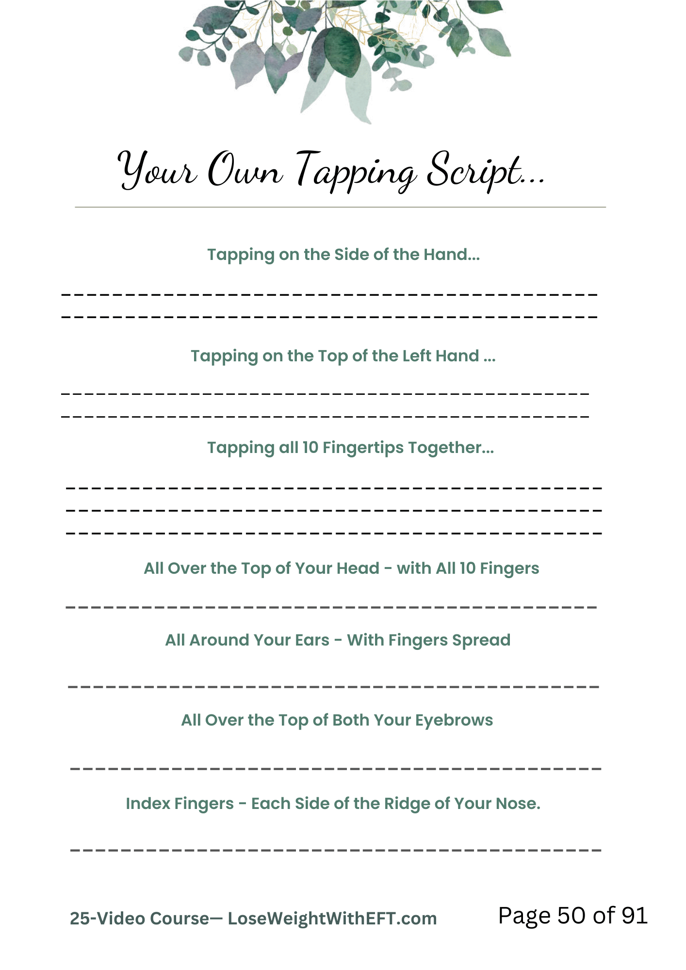 Custom Tapping Scripts