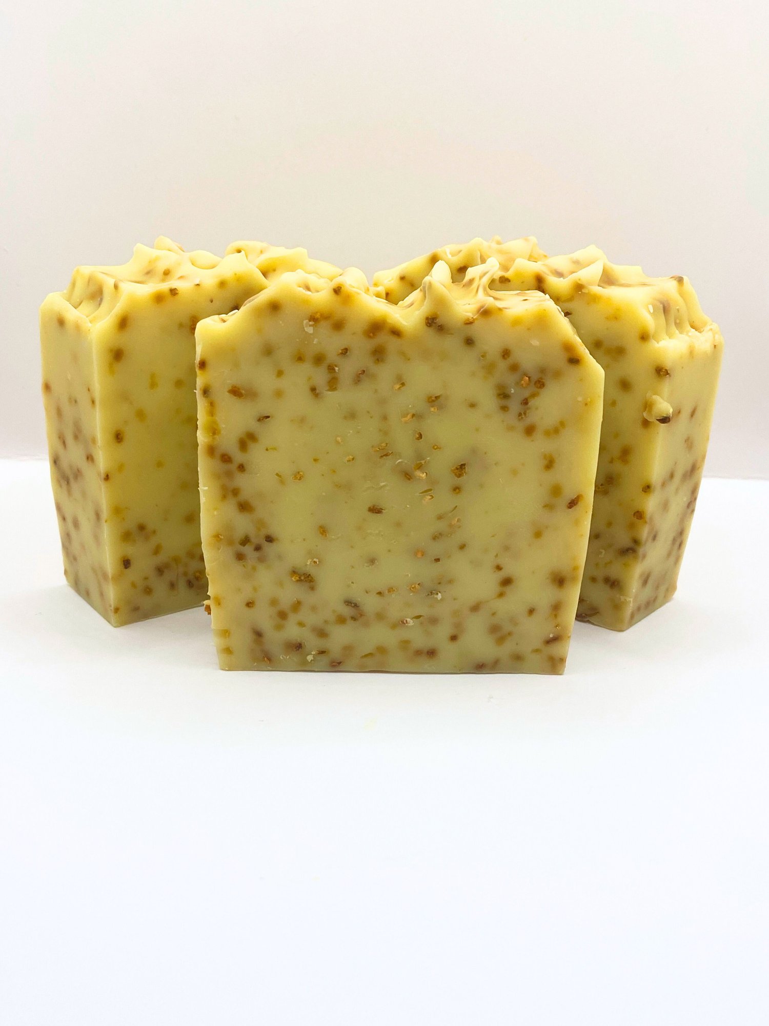 Handmade natural orange peel soap