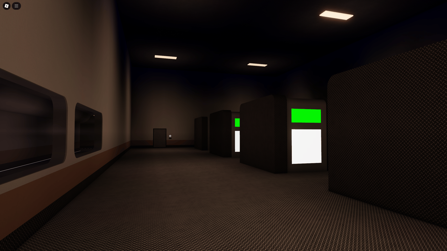 Control room inside Area 24, monitoring containment breaches and security systems.