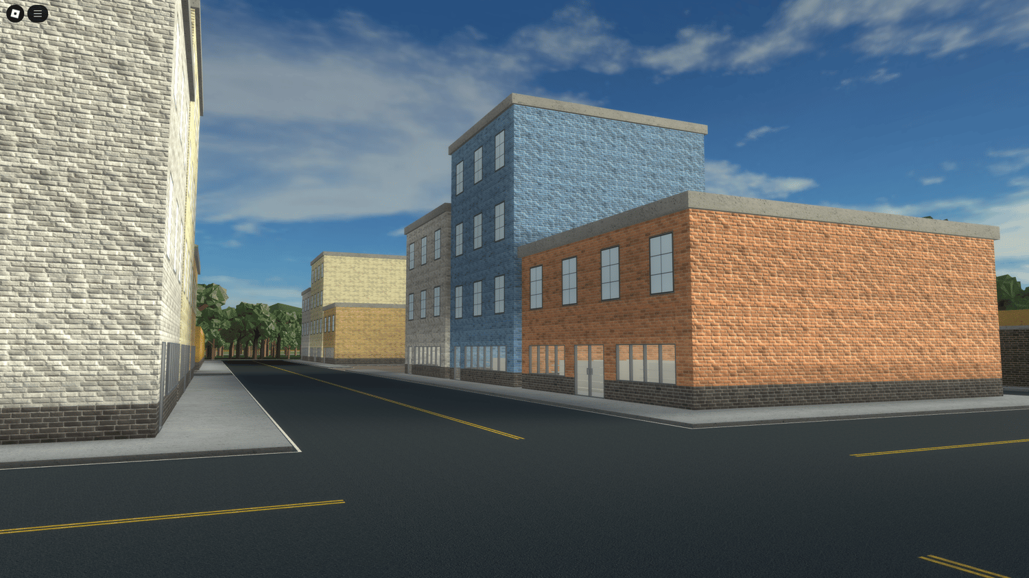 Car dealership building model included in the RP map.