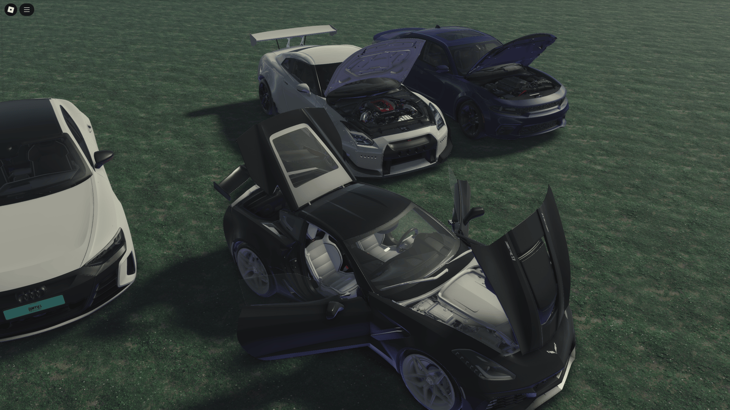 Interior shot of the vehicles, showing high-quality textures and seats.