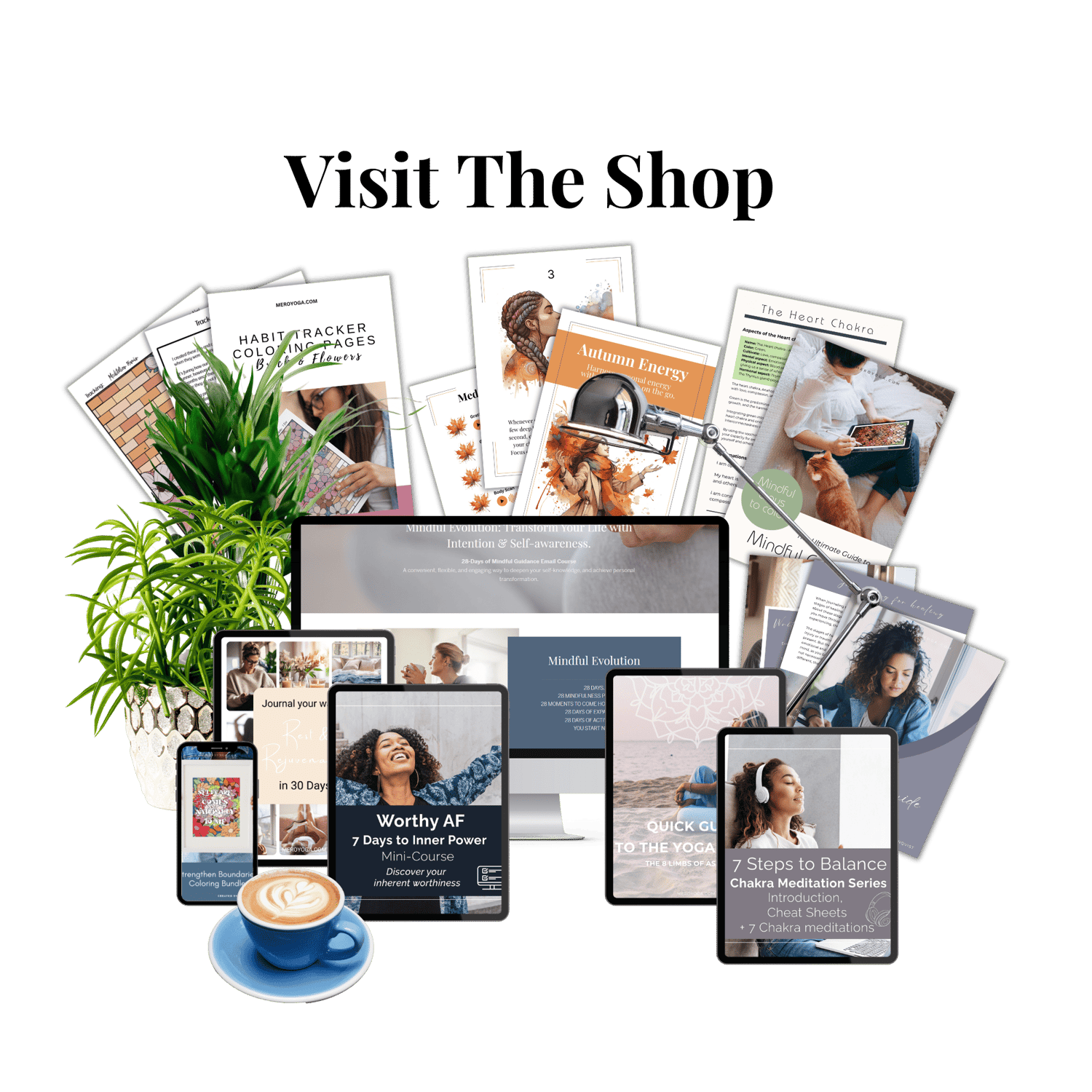 meroyoga shop mock up