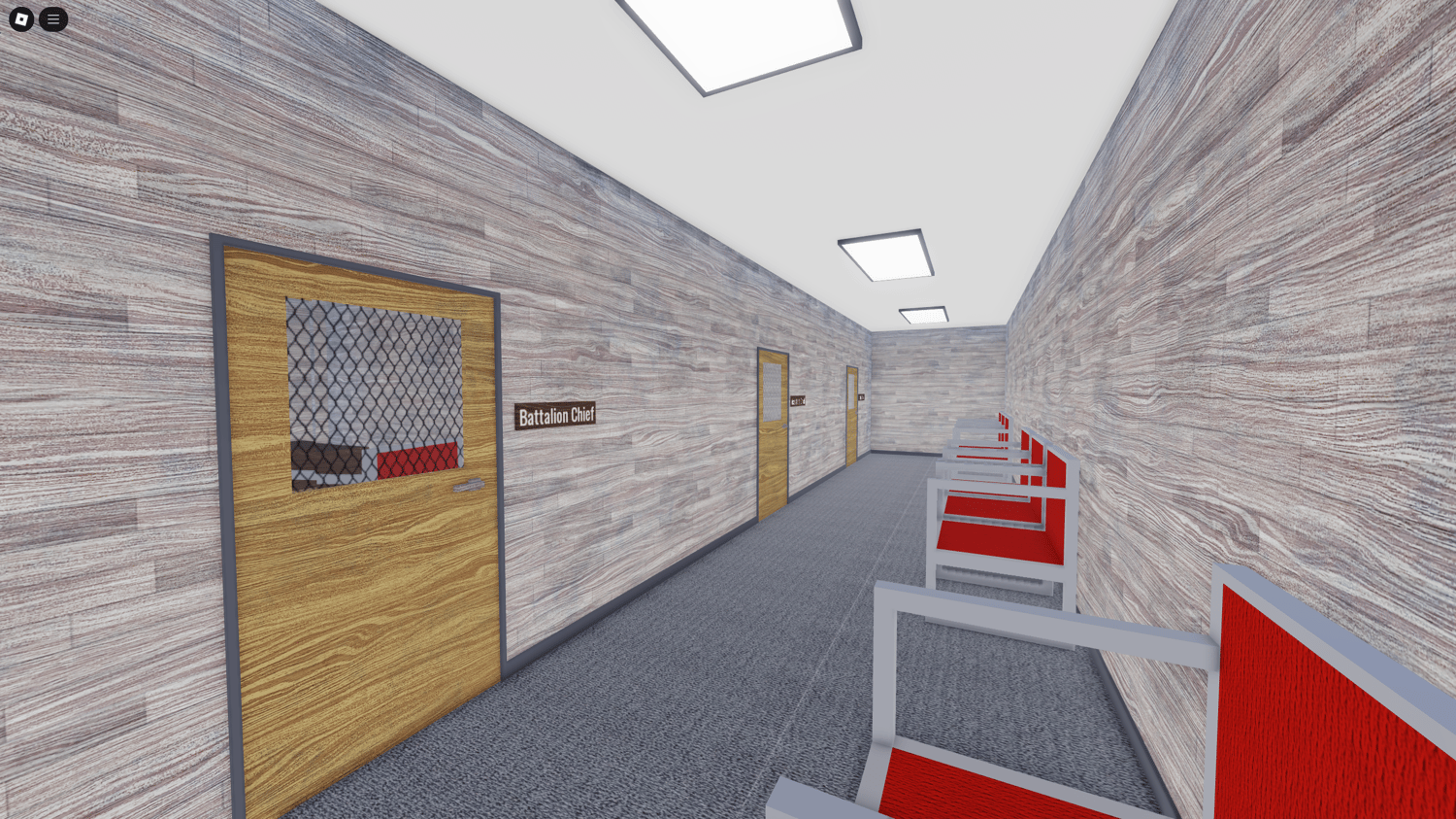 Waiting area and main entrance of Station 18 for an immersive experience.
