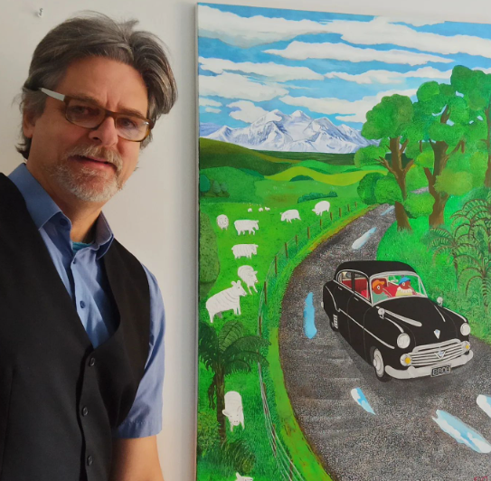 New Zealand cultural artist Darren Burch