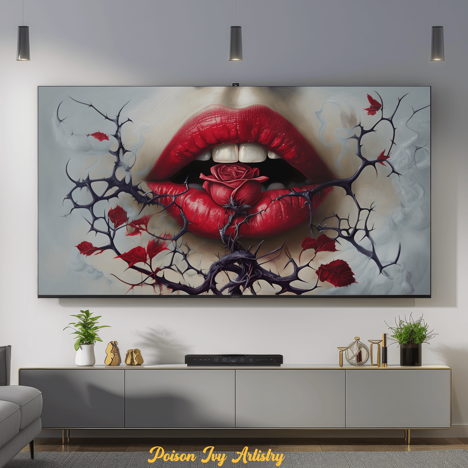 Lush Expressions: A 12-Piece Digital Art Collection for Samsung Frame TV
