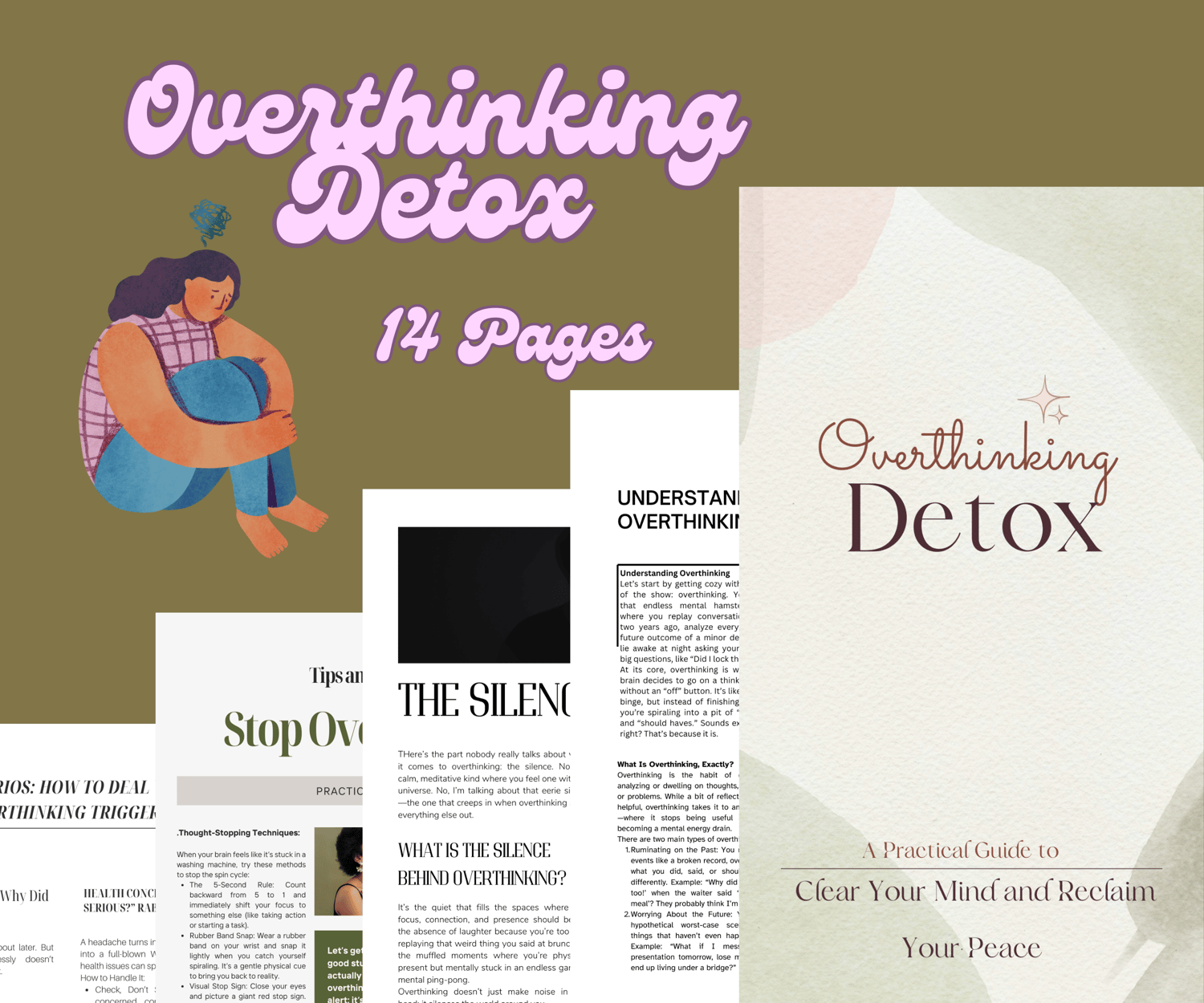 Overthinking detox 14 pages
