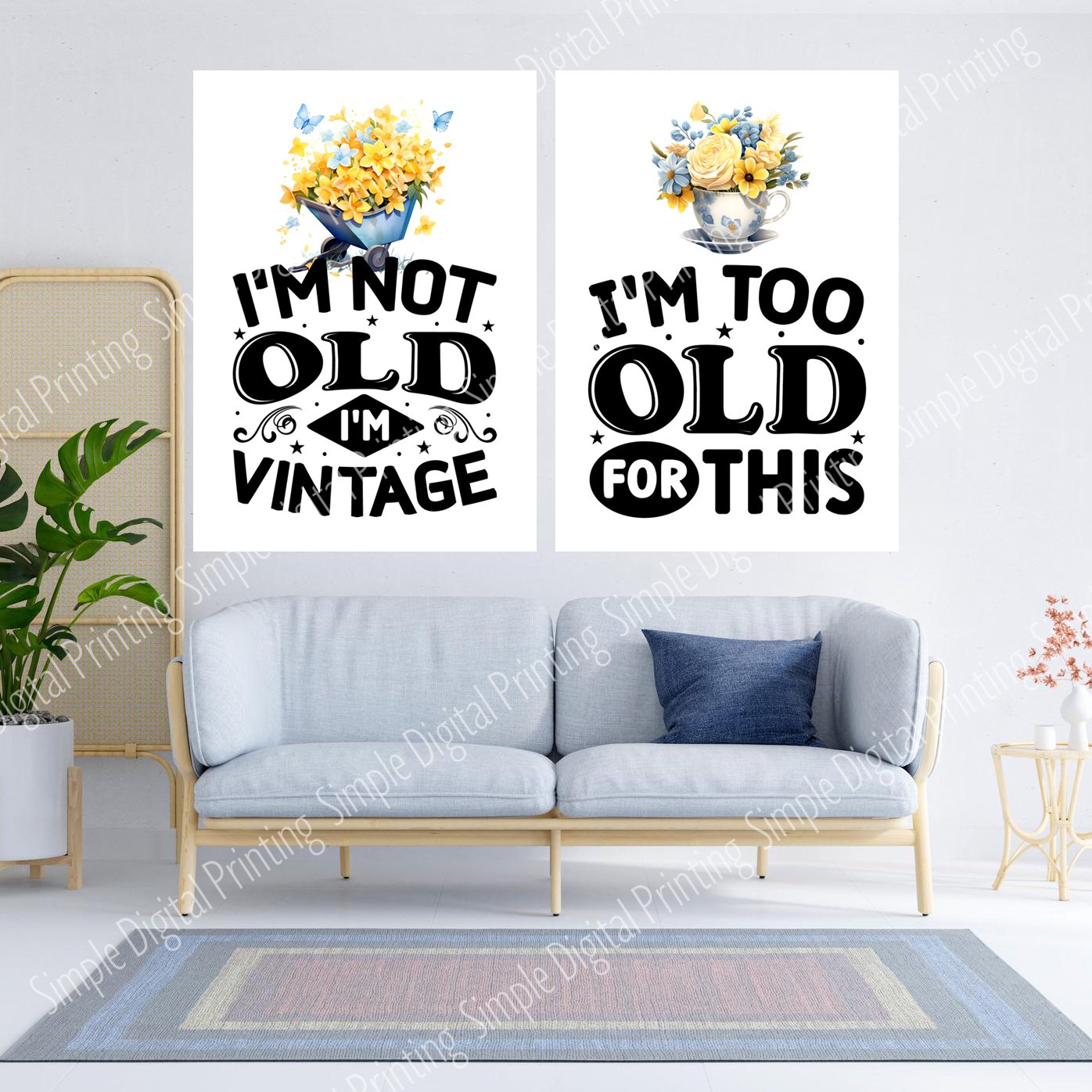 Grandparents, retired, retirement, old, grandmother, grandfather, grandma, grandpa, typography, quote, digital download, digital poster, room decor