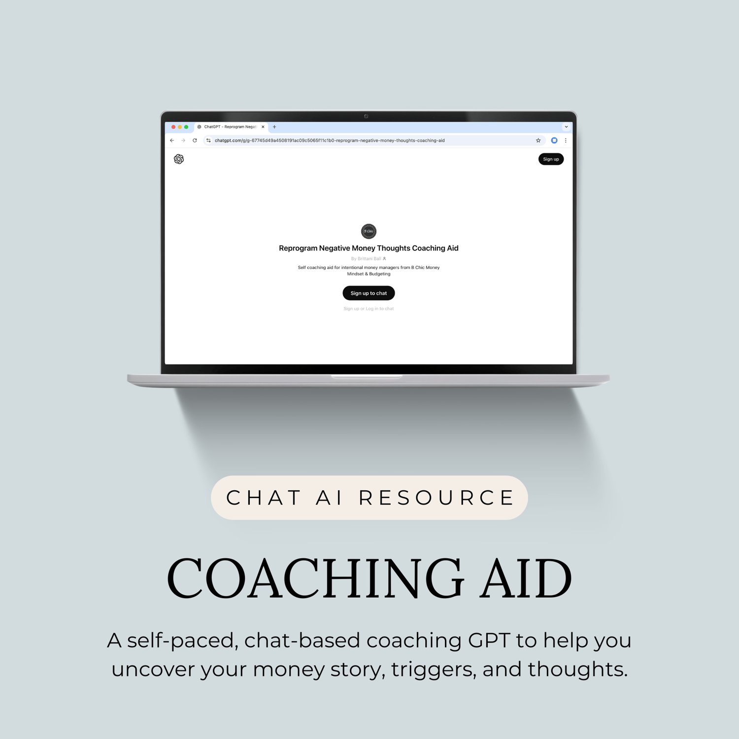 Coaching aid - a self-paced, chat-based coaching GPT to help you uncover your money story, triggers, and thoughts.