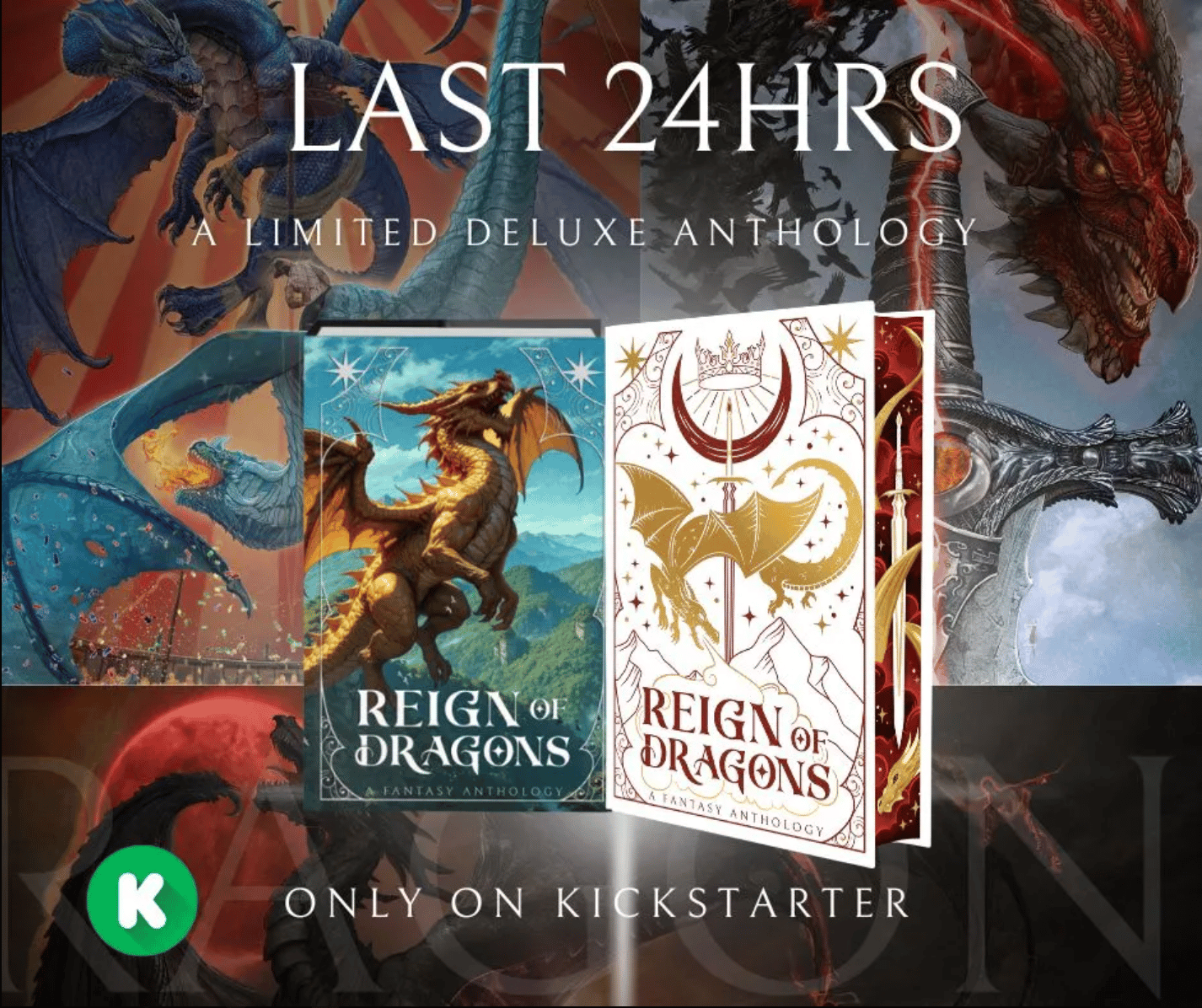 Reign of Dragons Anthology by JDL Rossell, Jasmine Young, RM Schultz, Robert Ryan,Robert Zangari, Melanie Ansley, Todd McCaffrey, RM Krogman, Eileen Mueller, AL Lorenson, Richard Fierce, Tim Akers, MH Woodscourt, Corey Ratliff, Rocco Levitas, Helen Garraw