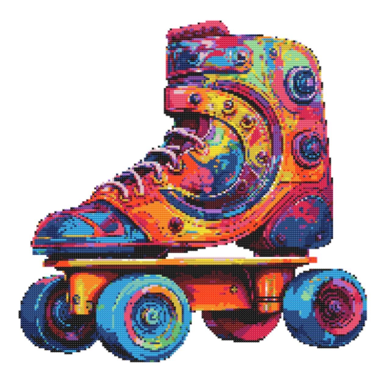 ​RETRO 80s Cross Stitch Pattern Chart by Welovit Cross Stitch