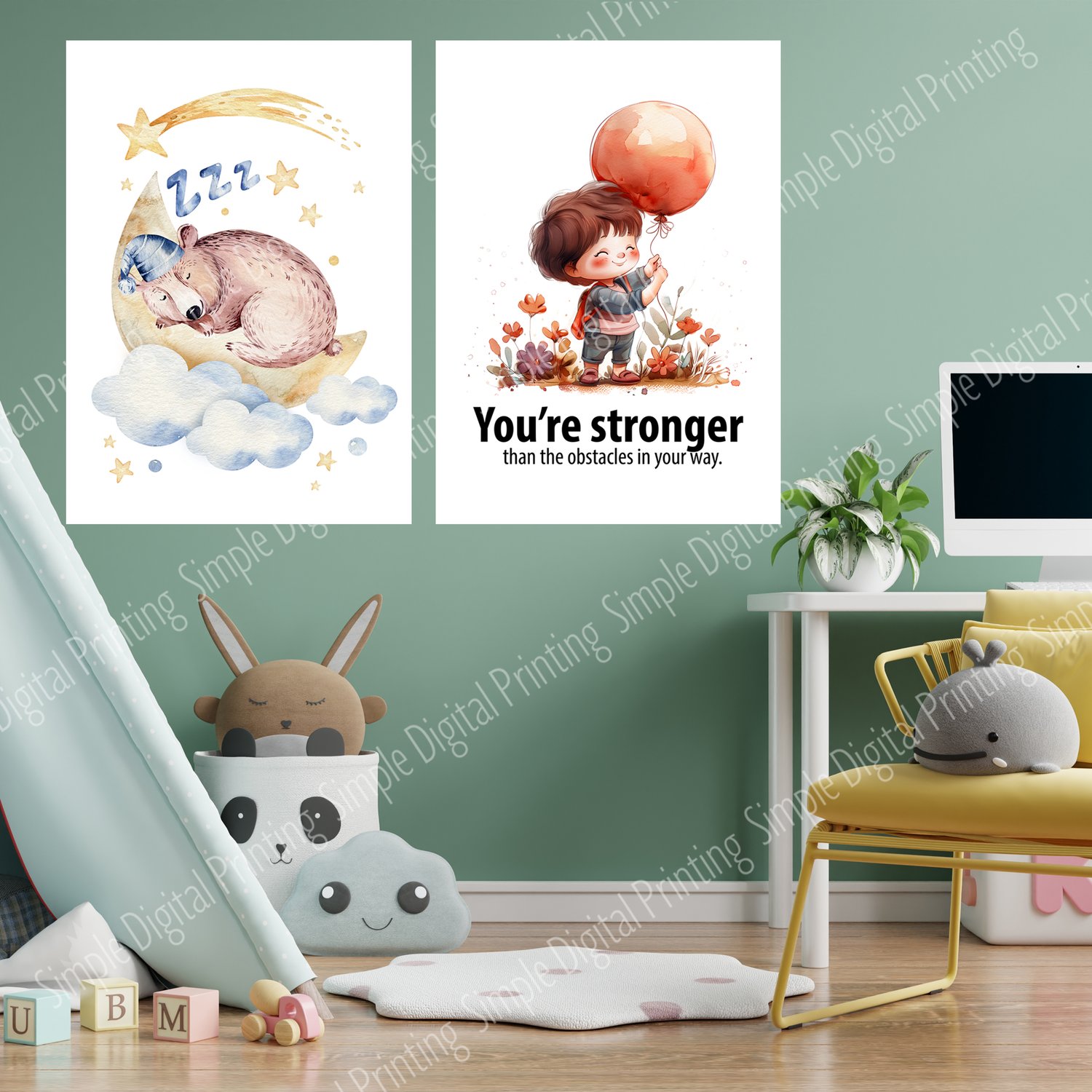 nursery room, kid room, kids room, newborn, sweet dream, typography, quote, digital download, digital poster, room decor