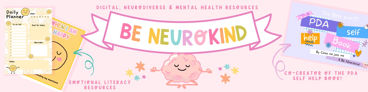 Be Neurokind, digital neurodiverse and mental health resources, PDA, pathological demand avoidance resources