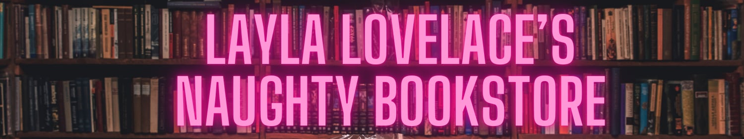 Header for Layla Lovelace's direct bookstore.