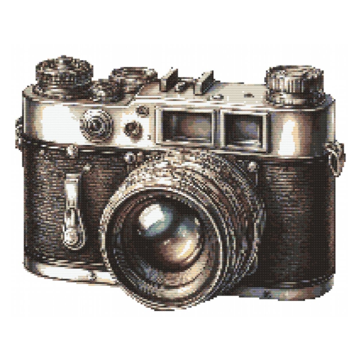 ​RETRO CAMERA Cross Stitch Pattern Chart by Welovit Cross Stitch