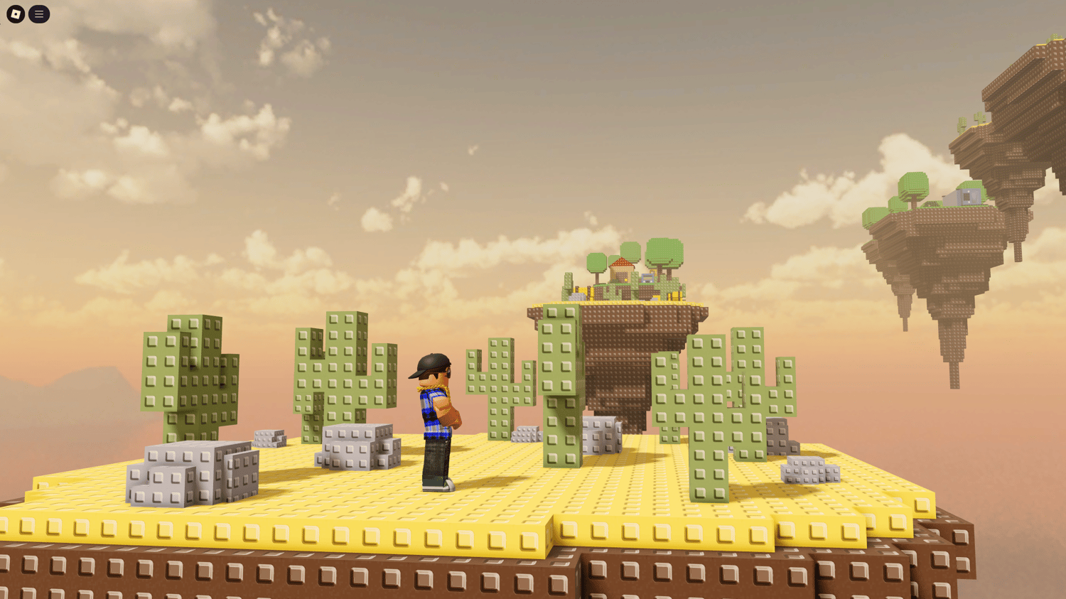 Overview of multiple islands showing game progression