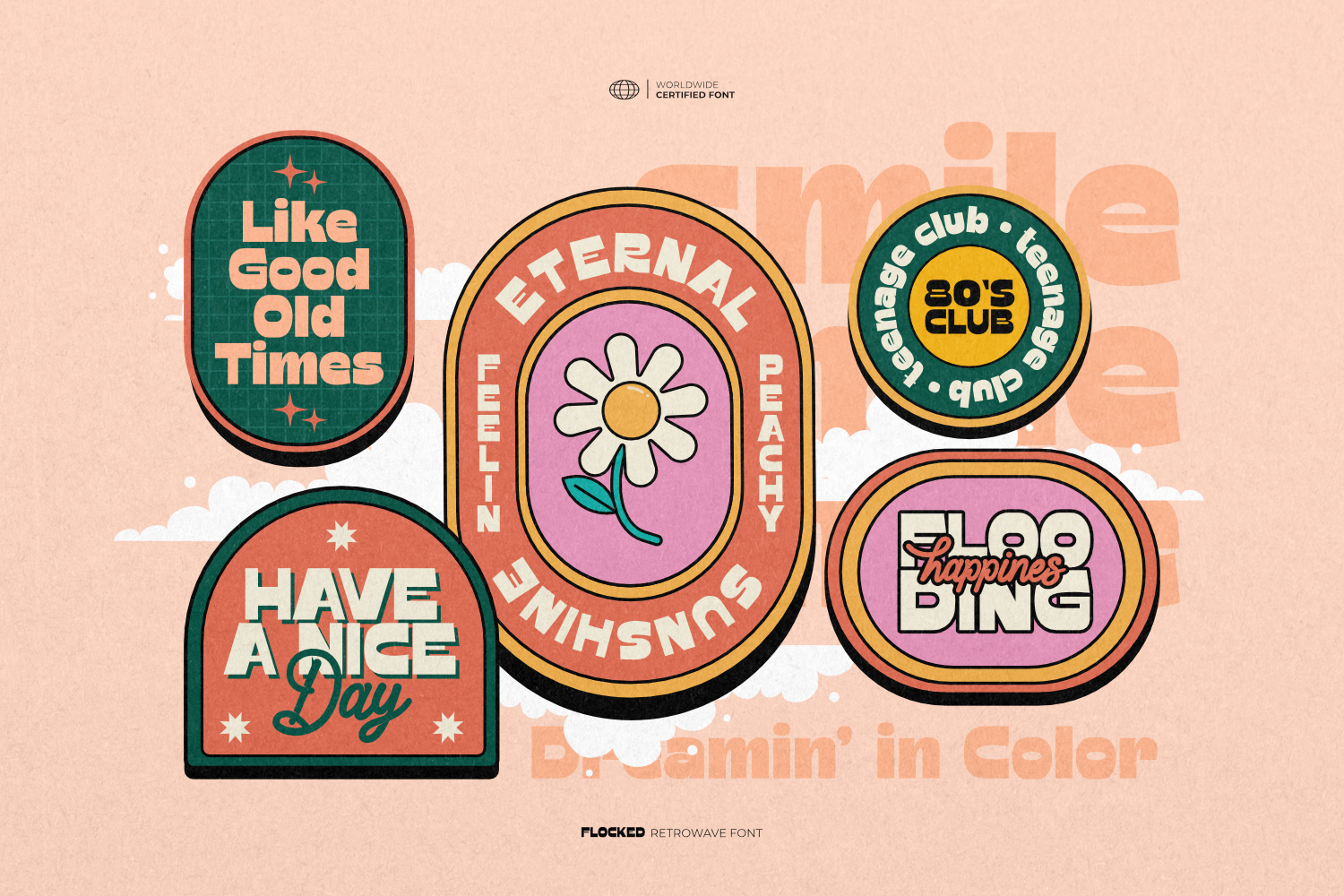 retro font, vintage font, 80s font, retrowave font, retro cartoon, chill vibe font, groovy 80s font, nostalgic font, retro bold sans, retro typeface, synthwave font, 80s aesthetic font, retro graphic design font, vintage display font, funky sans serif fon