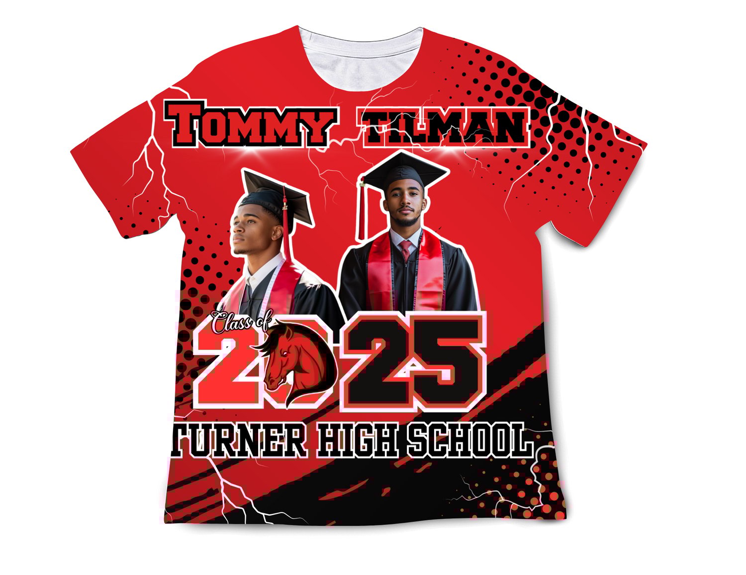 All Over T-shirt template