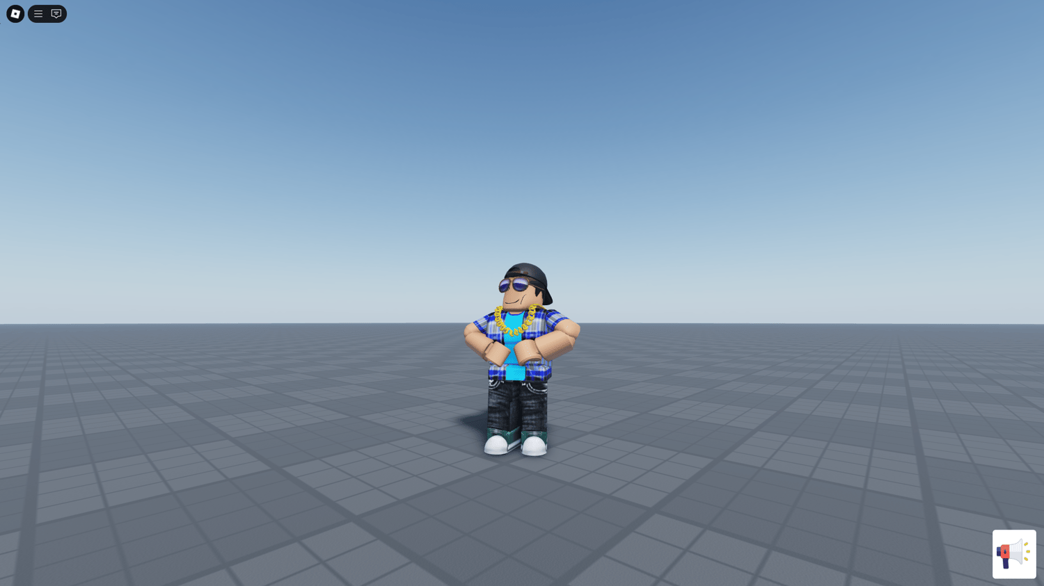 Roblox announcement GUI displaying an in-game event