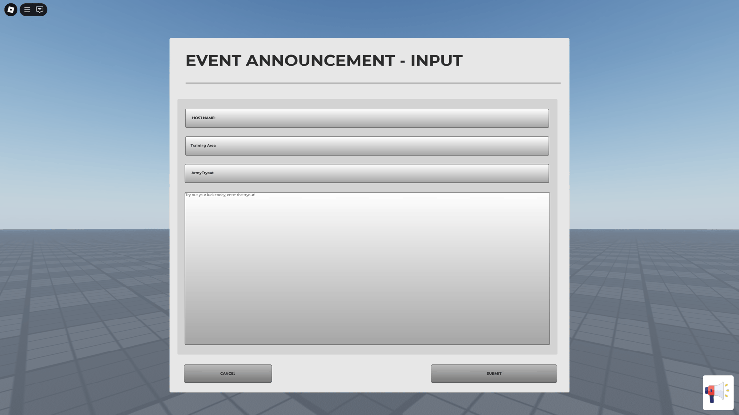 Rank-locked announcement feature demonstration